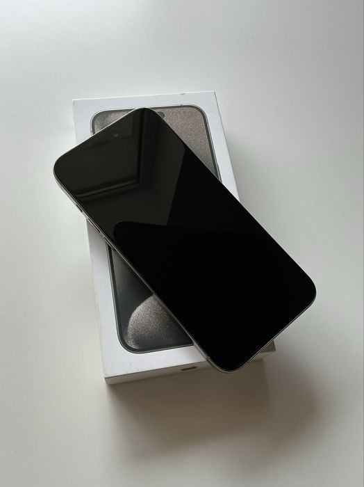 Iphone 15 pro max 256gb natural titanium in garantie