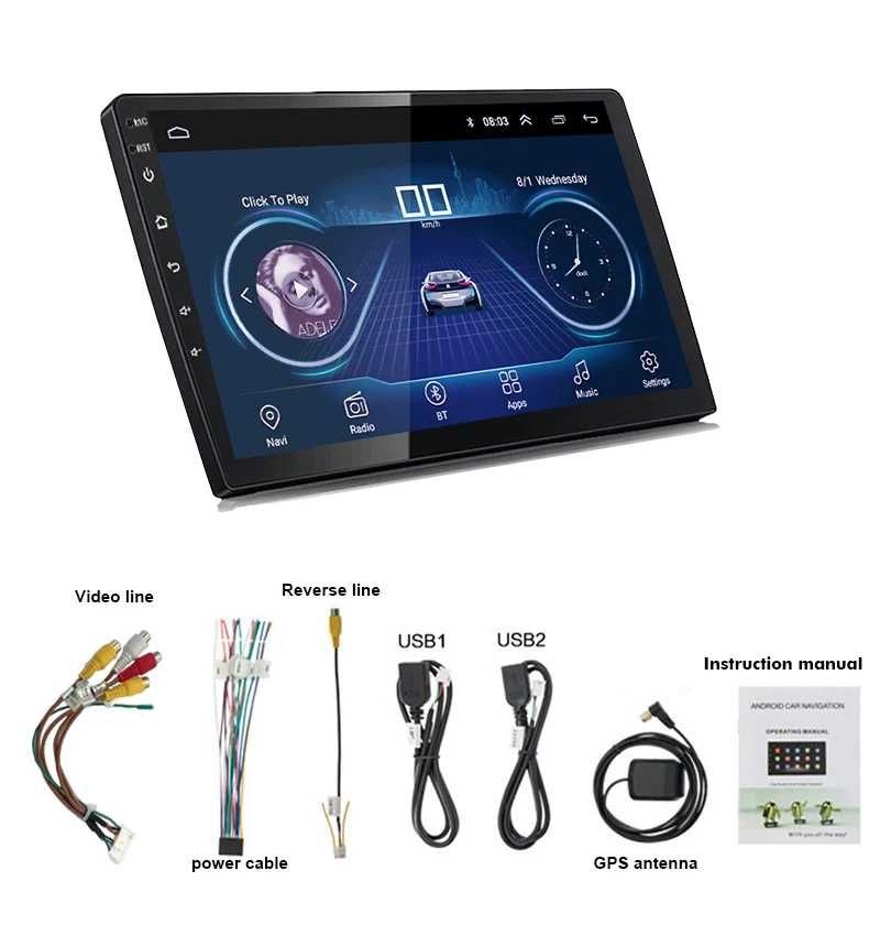 Мултимедия с Android 2+16GB / GPS за VW GOLF 5 PASSAT B6-  А-3536-2