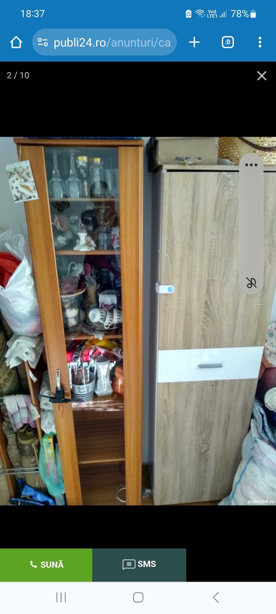 Canapea noua,dulap,cuier,raft,saltele,oglinda,televizor
