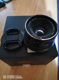 Obiectiv manual 7Artisans 25mm F1.8 black pentru Panasonic