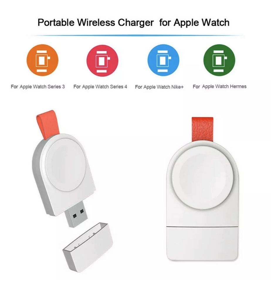 Incarcator Apple Watch 1,2,3,4,5,6,SE Magnetic Portabil USB Nou cutie