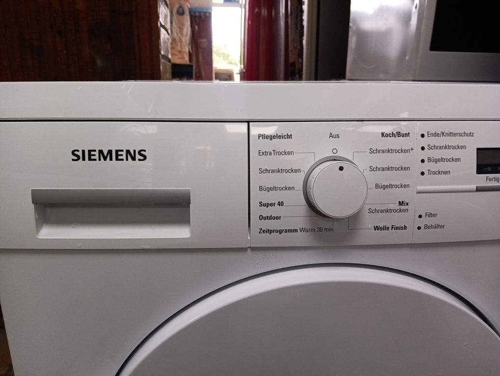 Сушилня с термопомпа Сименс Siemens IQ 500 A++ 7кг 2 години Гаранция!
