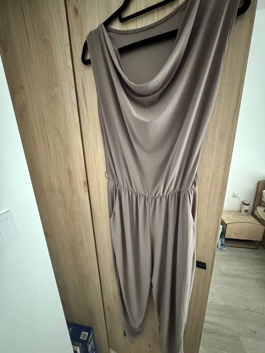 Стилен масленозелен гащеризон