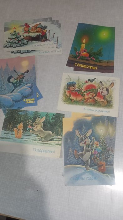 Продам винтажные открытки,Зарубина, новые .