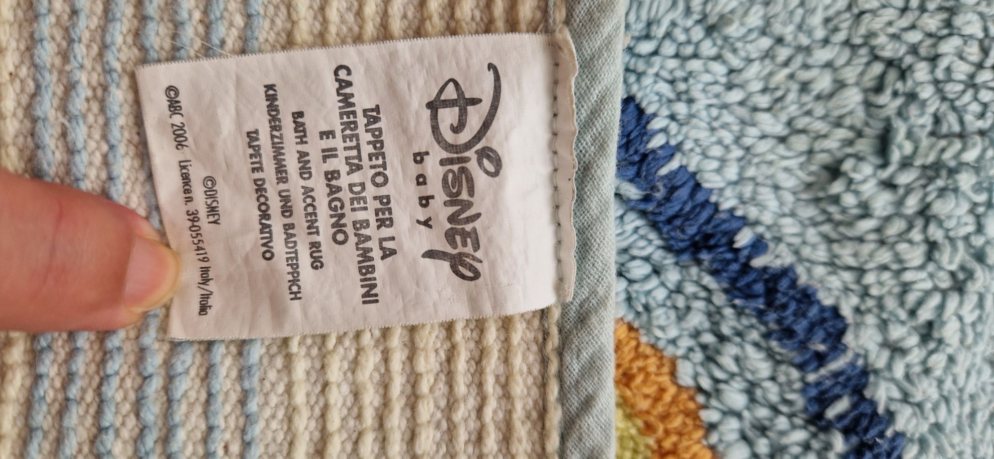 Намален! Детски килим Мики Маус 100% памук. Нов.