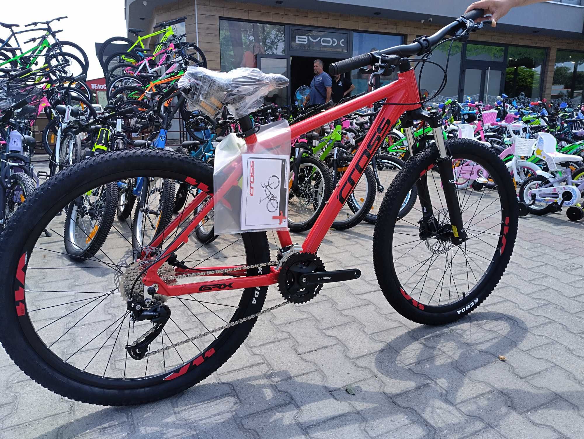 CROSS Велосипед 27.5" GRX 8 HDB M червен