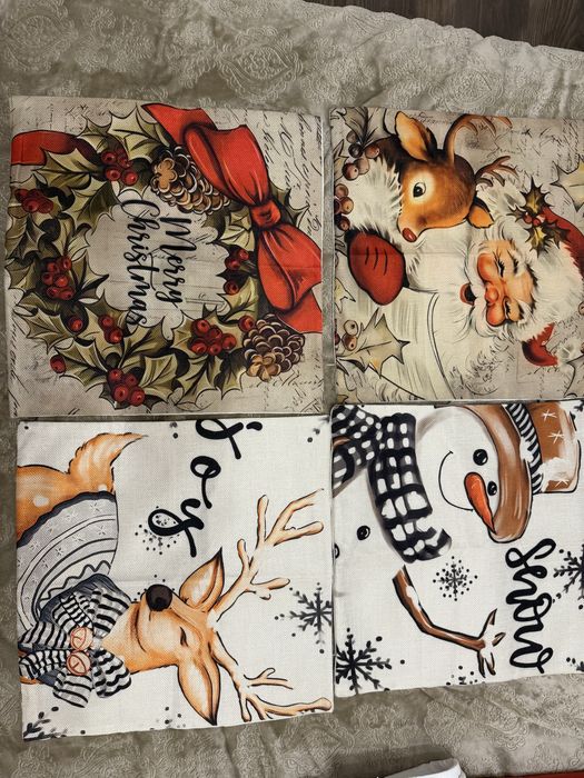 Коледни калъфки за възглавнички