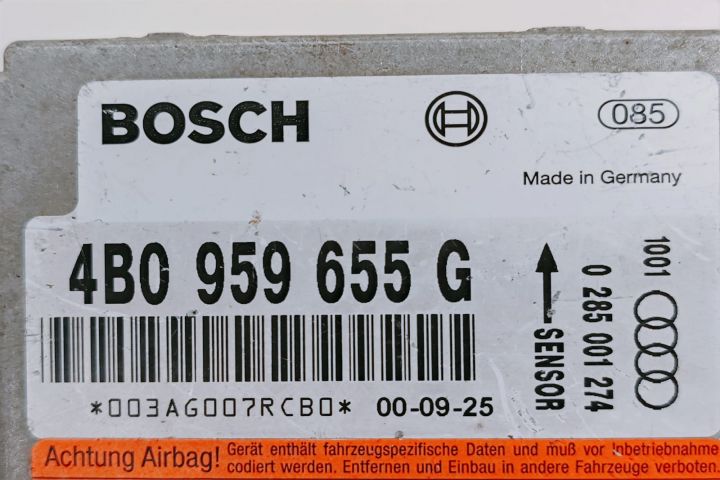 Calculator airbag  4B0959655G Audi A6 4B/C5