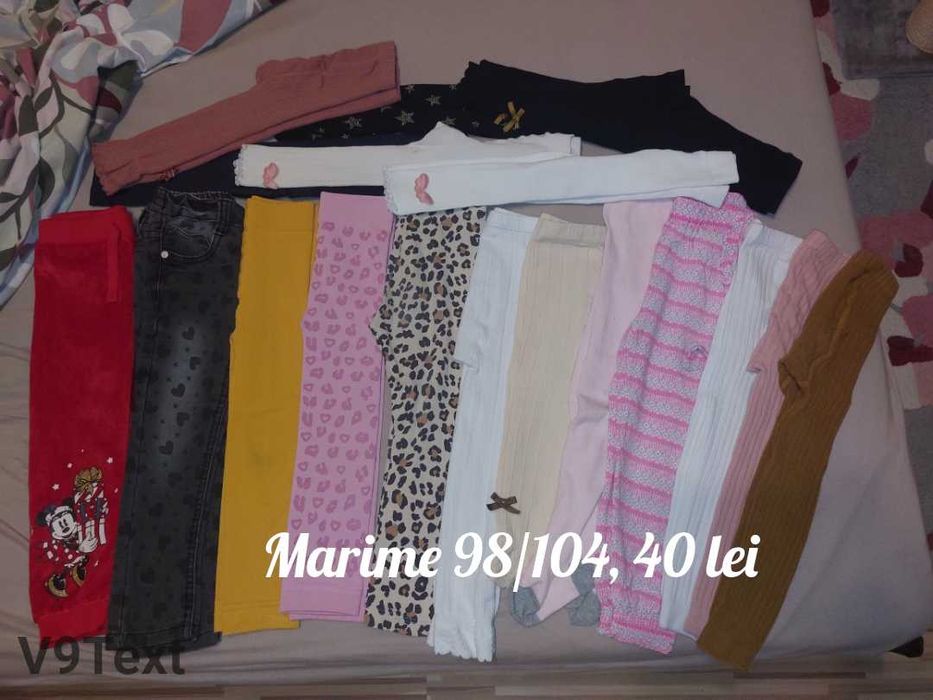 Lot pantaloni/dres fete, marime 104