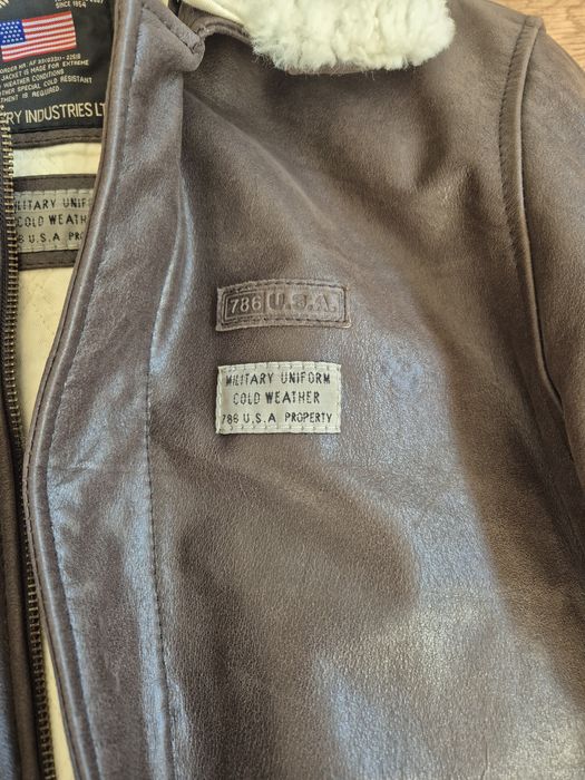 Geaca de piele noua/ USAIRFORCE/ L