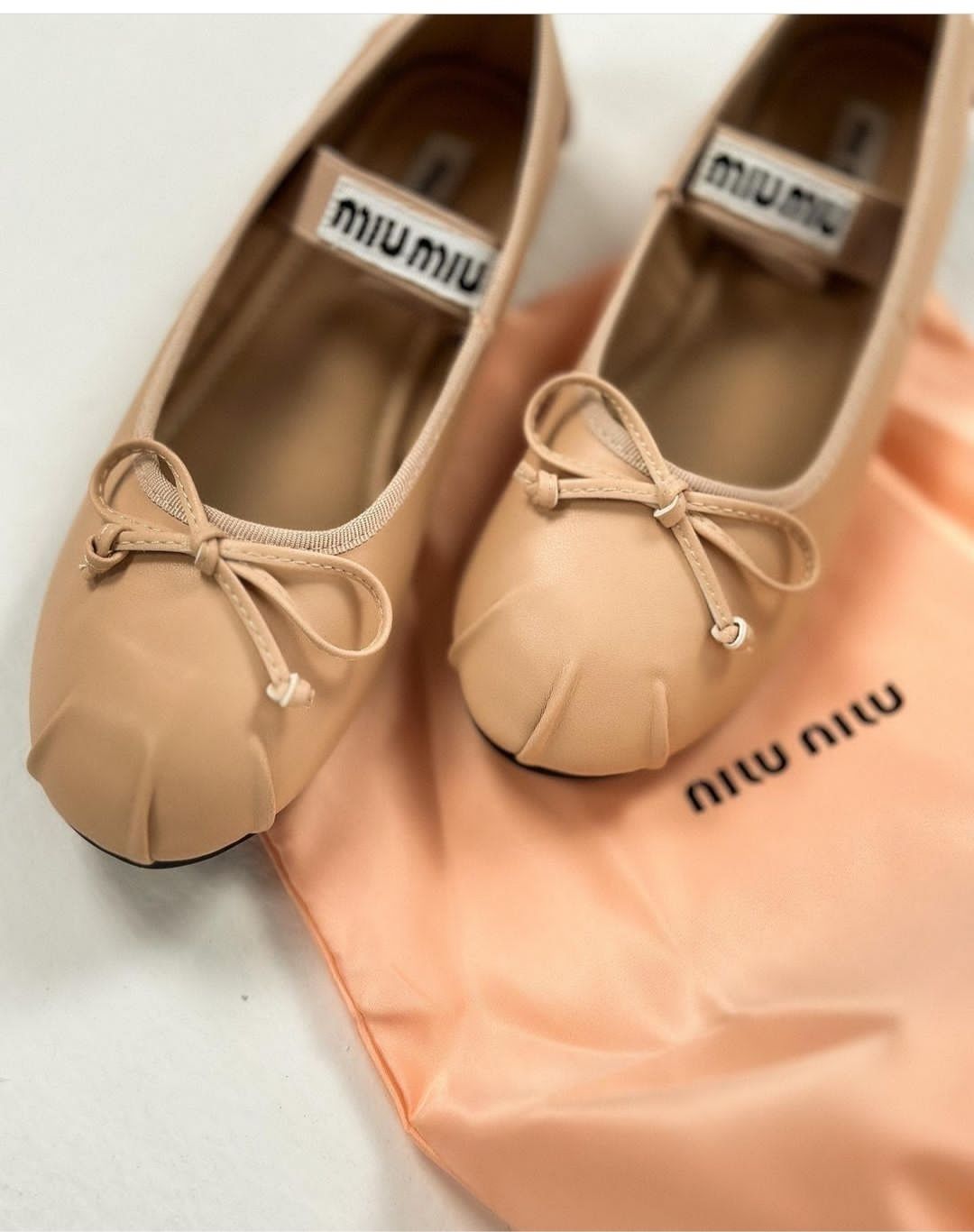 Балетки женские,miu-miu