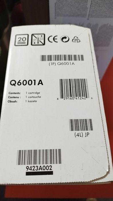 HP Color LaserJet - 124A  Q6003A и Q6001A Цветни тонер касети Нови!