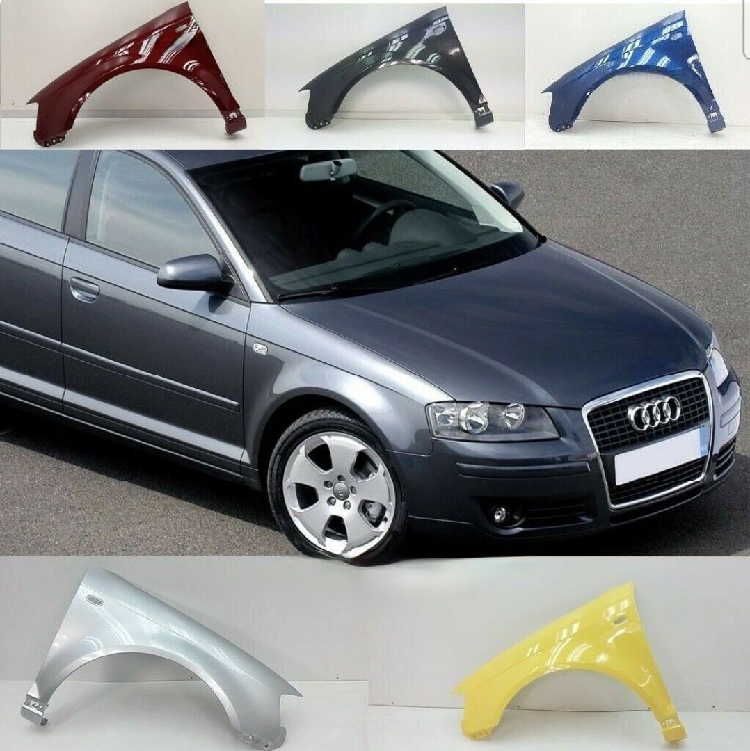 Aripa dreapta fata NOUA vopsita negru LY9B LZ9W LZ9Y Audi A3 8P 2003 +