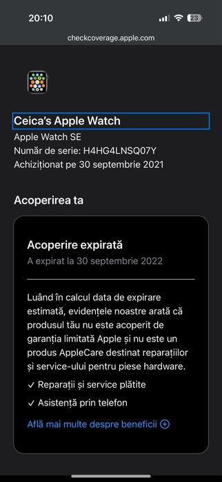 Apple watch SE 2022