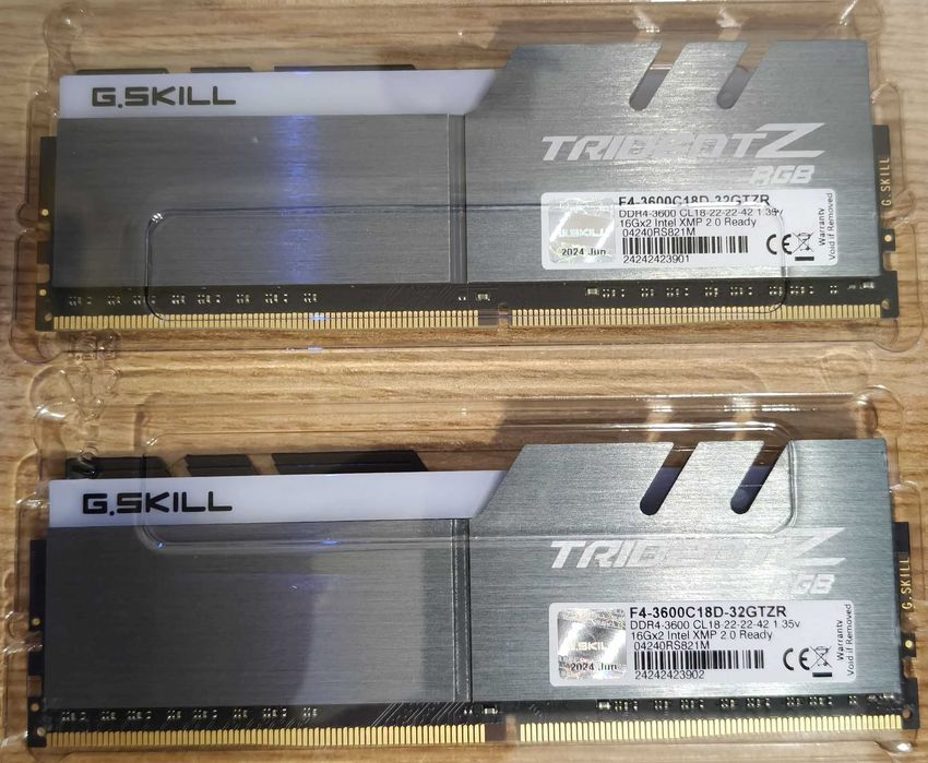 Ram G.Skill Trident Z RGB, 2x16GB, DDR4, 3600MHz, CL18