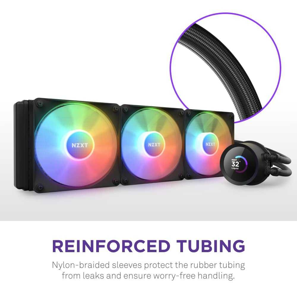 Водно Охлаждане NZXT Kraken 360 RGB Black LCD Display