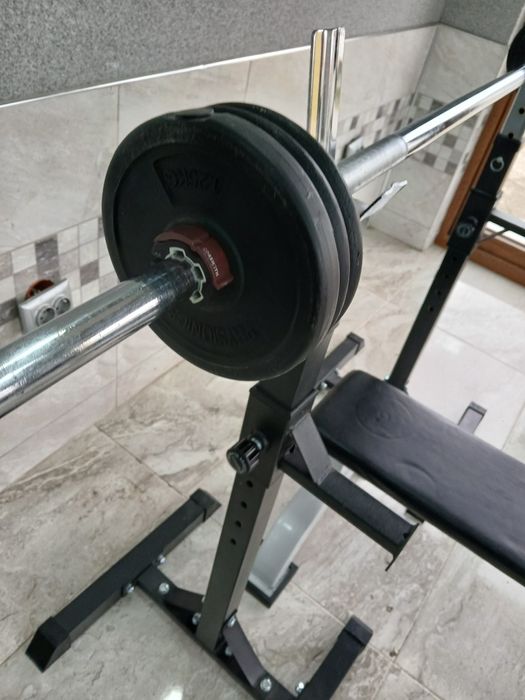 Лежанка с лост и тежести