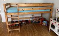 Детско легло, бюро и две шкафчета