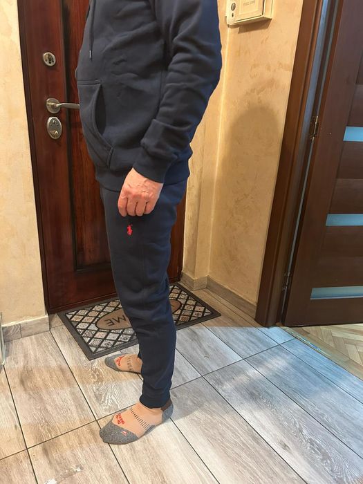 Trening Ralph Lauren, bleumarin închis, bumbac