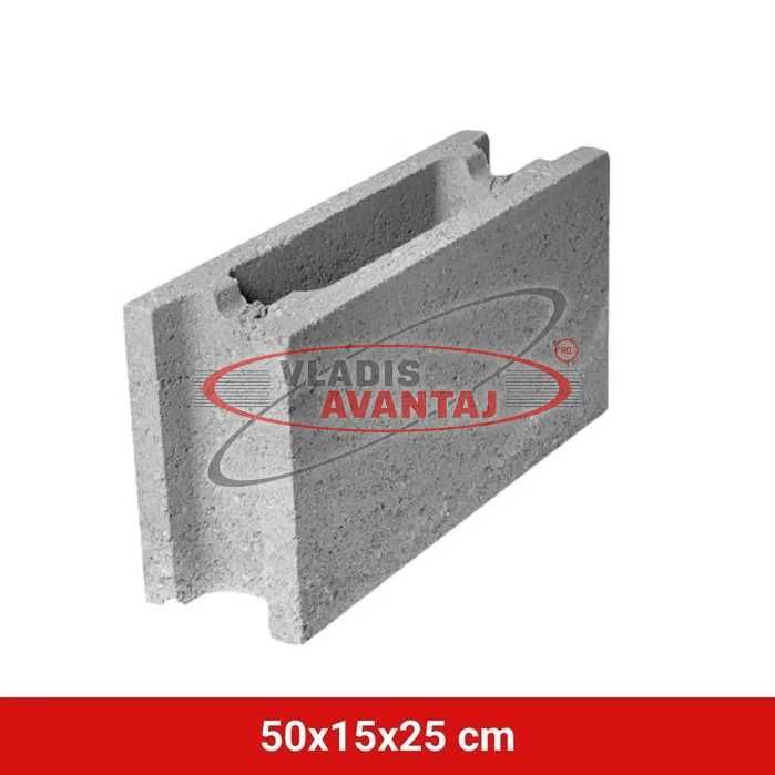 Bolțari zidărie din beton - Bolțari simpli gri