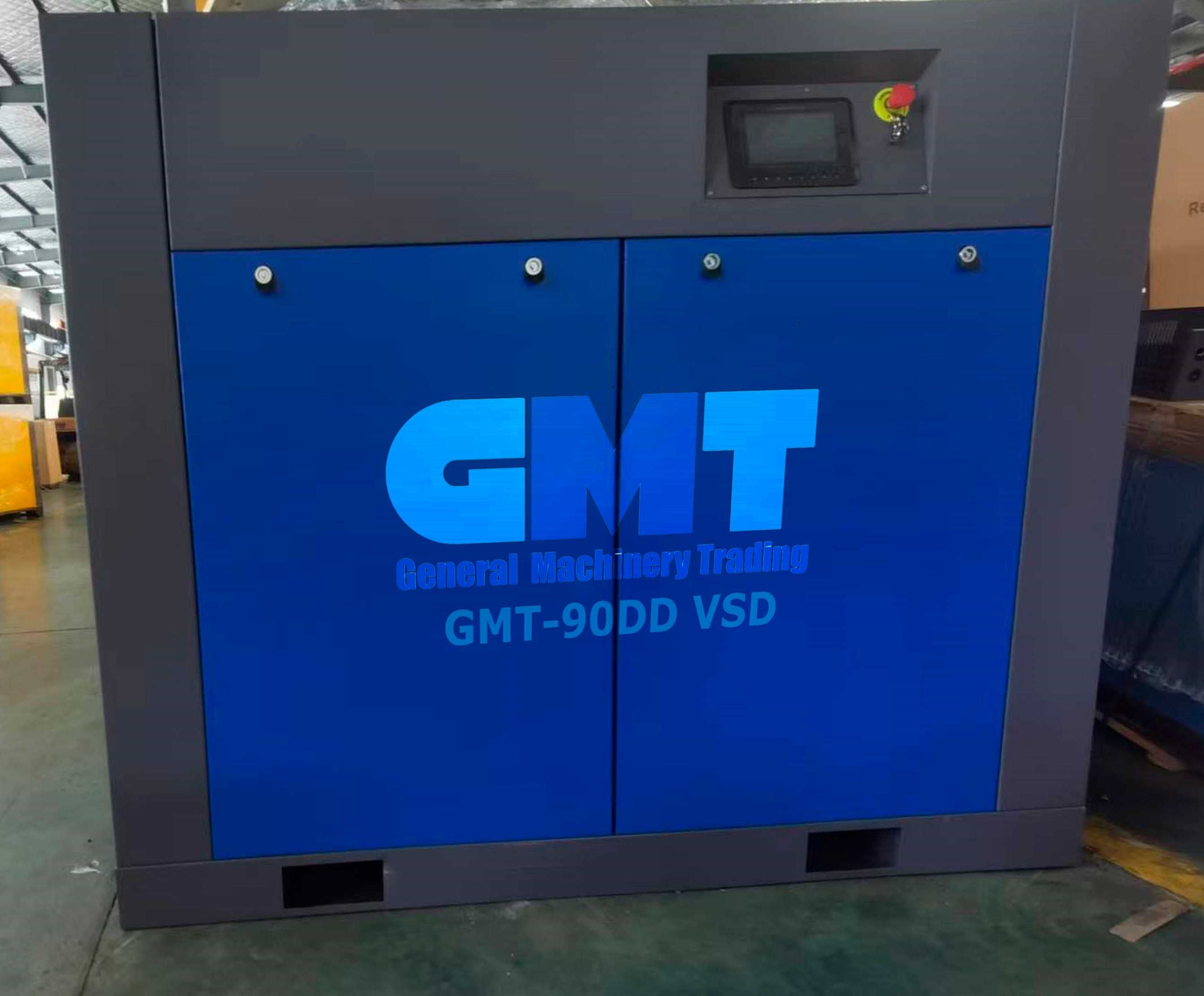 Винтовой воздушный компрессор с инверторным двигателем GMT-90DD VSD