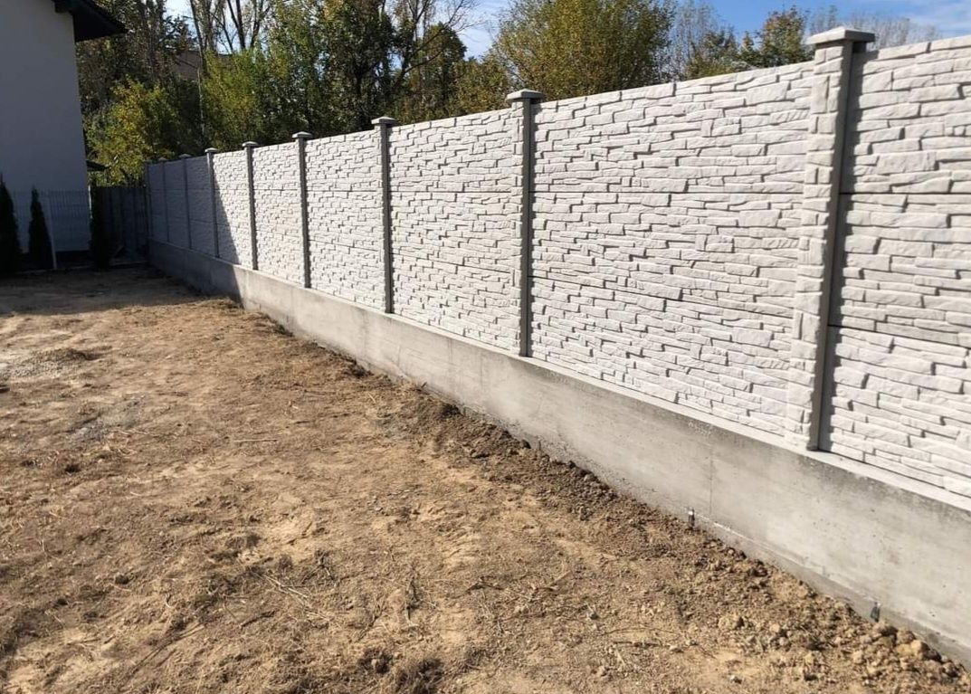 Gard prefabricat beton armat