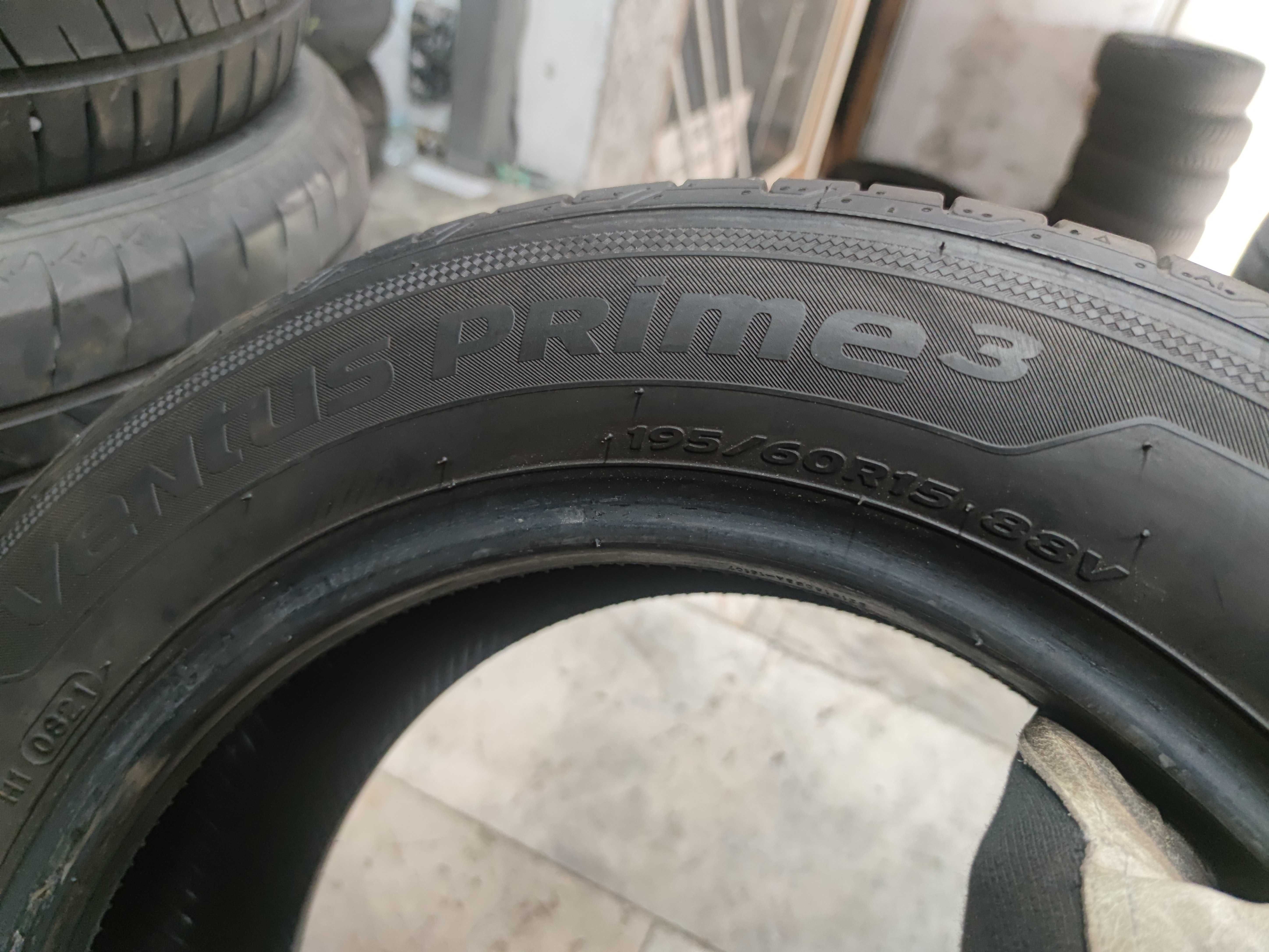 4бр Почти Нови Летни Гуми 195 60 15 - Hankook - DOT 2021