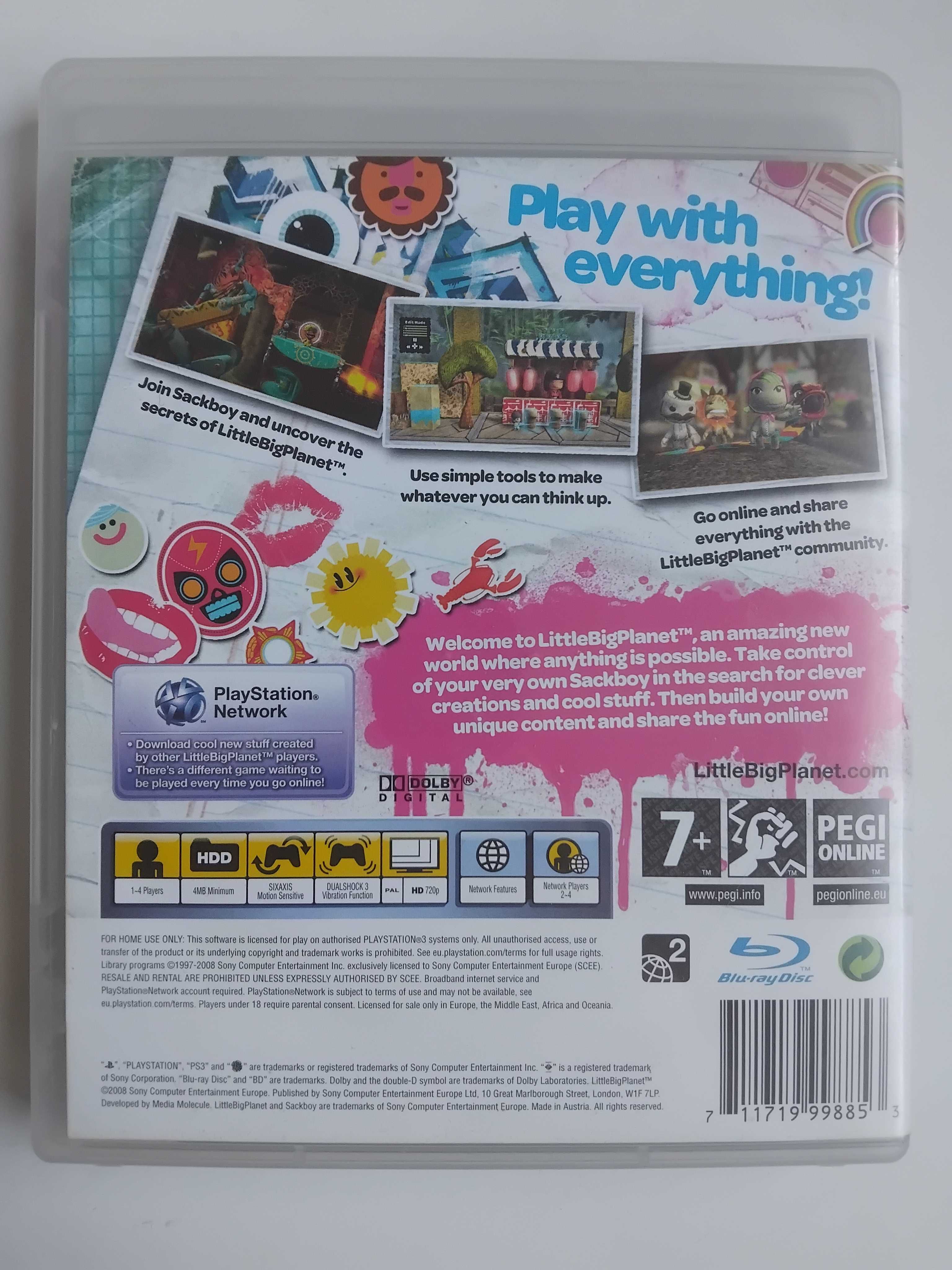 Little Big Planet Игра за PS3 Playstation 3, плейстейшън 3