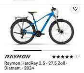 Bicicleta Raymon HardRay, 27,5".