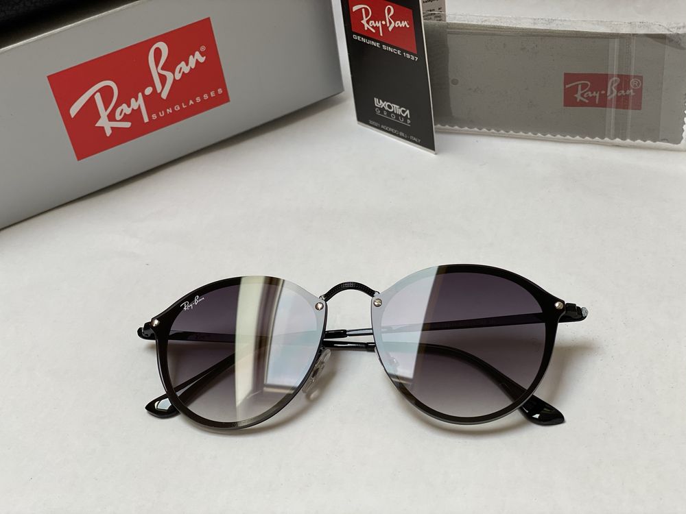 Ochelari de soare Ray Ban 3574N Blaze Round Noi