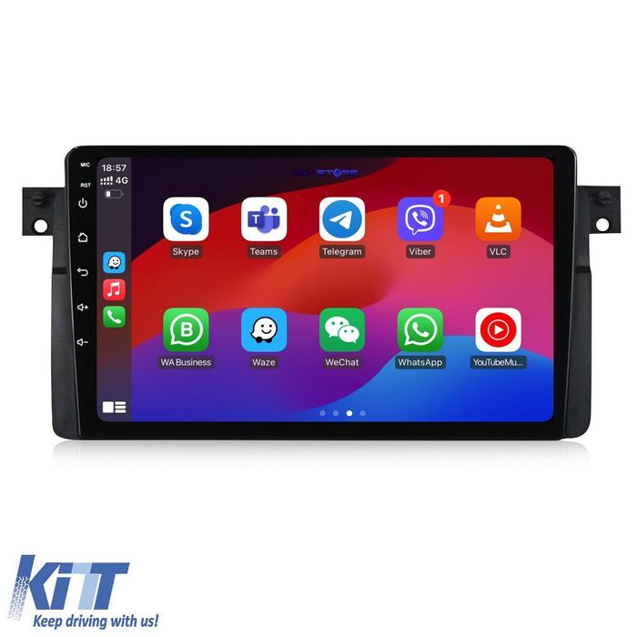 Navigatie Dedicata BMW Seria3 E46 (1997-2005), 9Inch, 6Gb Ram, 128Gb S