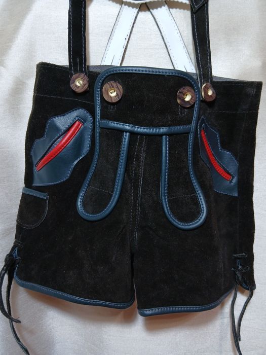 Pantaloni bavarezi copii 6-10 ani piele Lederhose pantaloni t