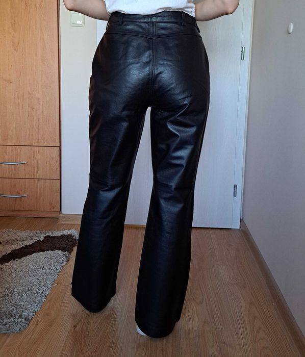 Кожен панталон, дамски, М размер