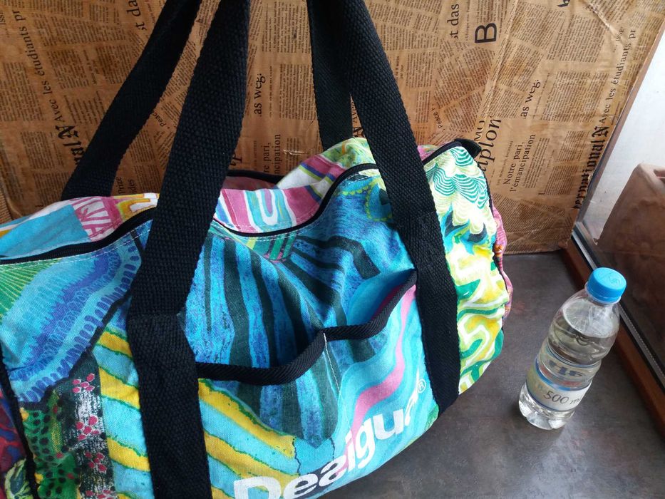 текстилна чанта,Desigual,голяма пътна торба,сак
