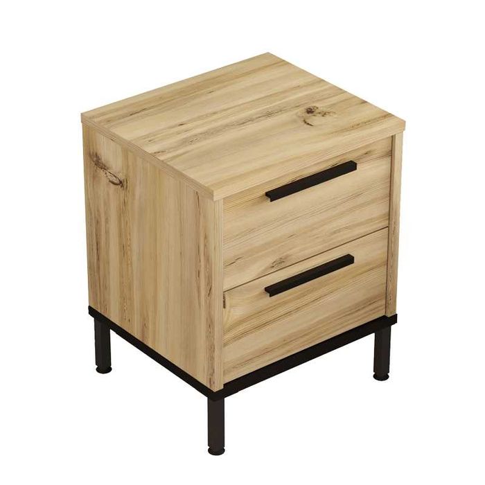 Нощно шкафче, Nako, Натурален, Пдч, 40х35.5х48.8см.