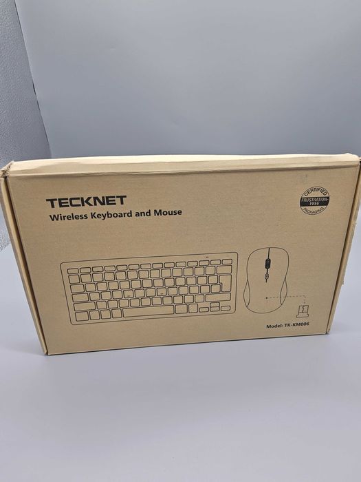 TECKNET Mini безжичен комплект –клавиатура и мишка 2.4GHz;USB приемник