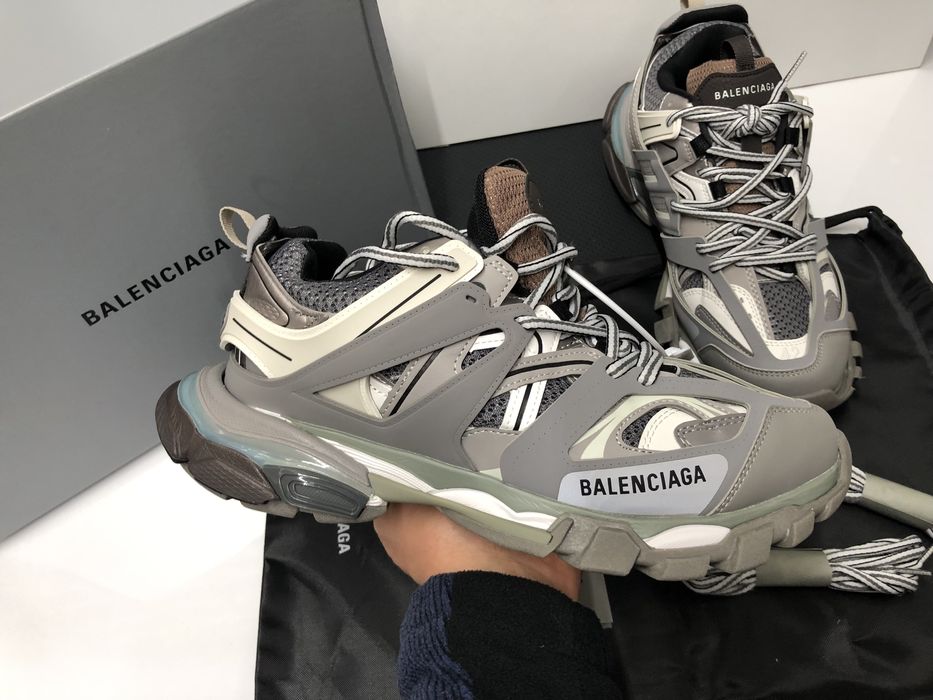 Balenciaga Track White Grey Balenciaga Track Made Vietnam