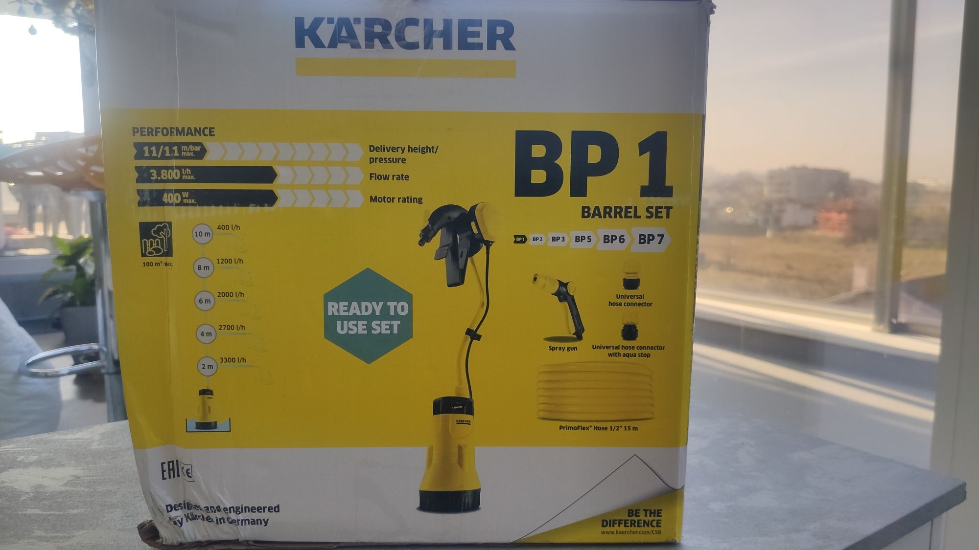 Kärcher BP 1 Barrel Set 1.645-465.0/ Потопяема помпа комплект