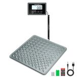 UNIWEIGH 200 кг, Цифрова везна за пощенски пратки, батерии и USB, сива