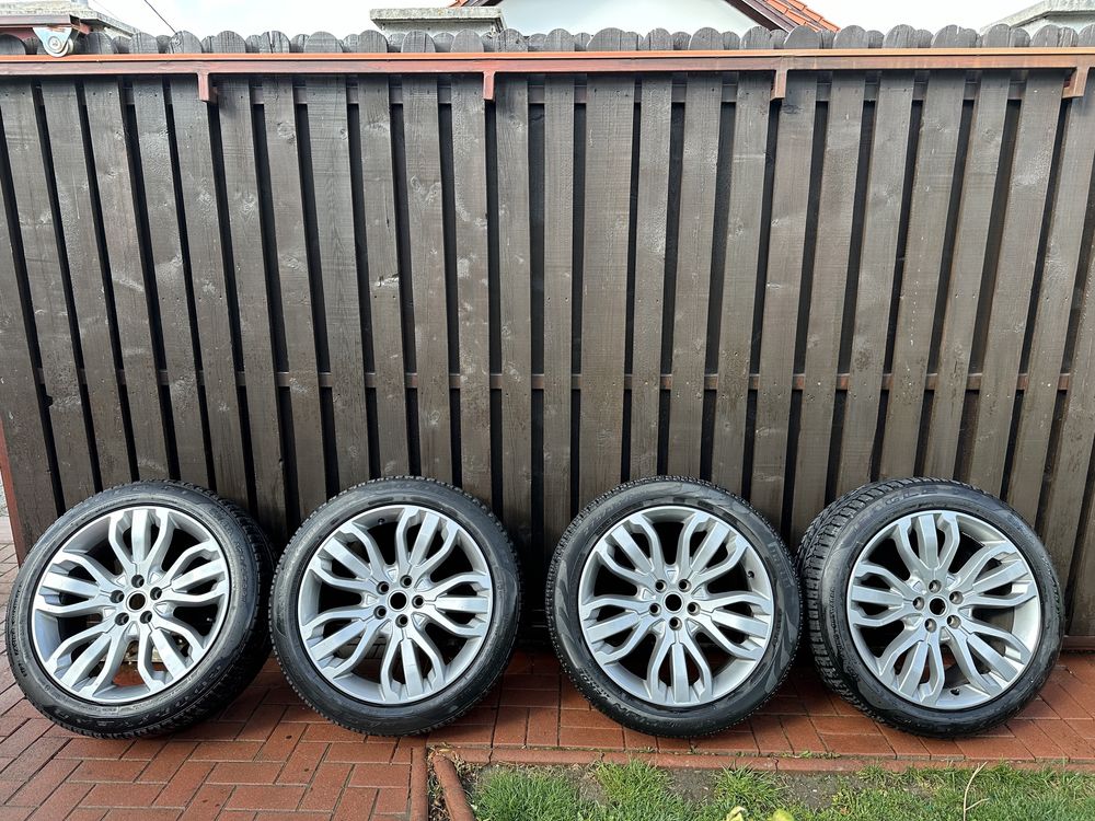 Set jante+anvelope Range Rover sport 5x120 pe 21