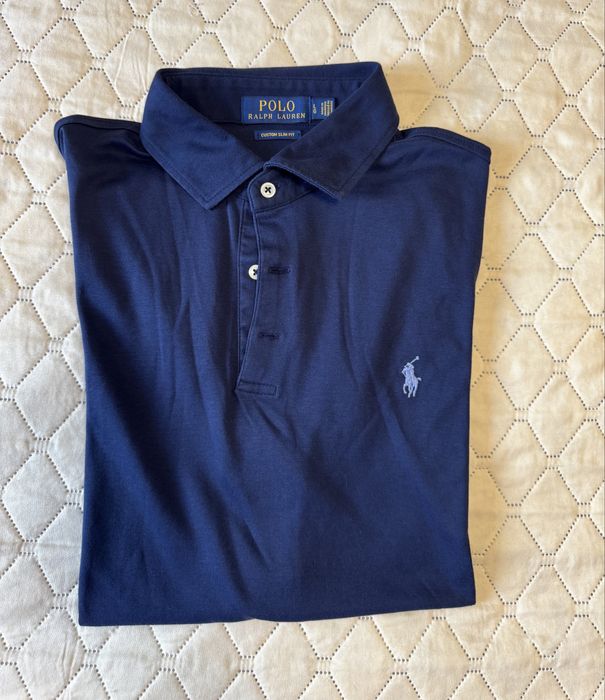 Tricou polo bleumarin, Ralph Lauren, L