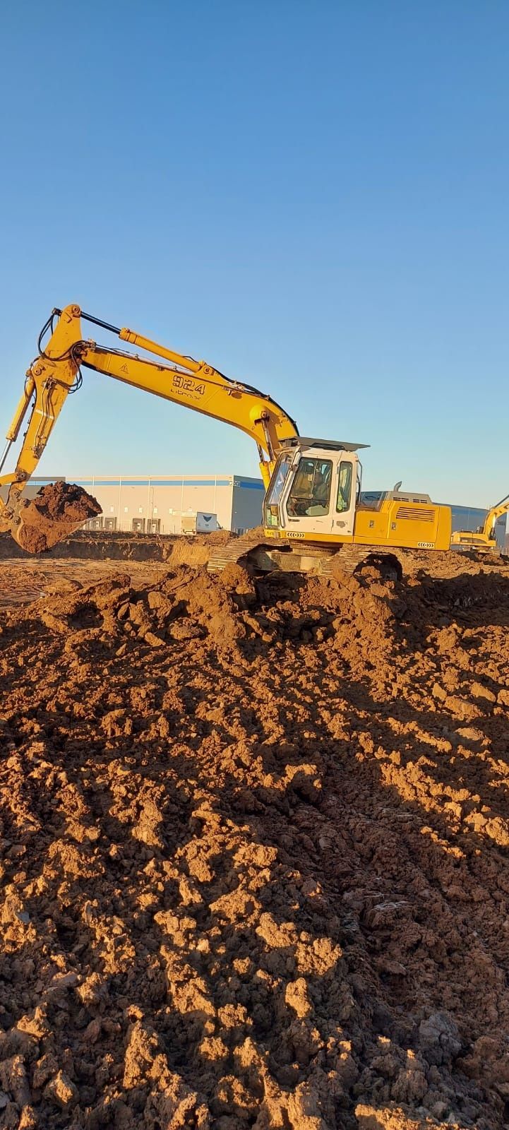 Excavator Liebherr 924 + pompa hidraulica de rezerva