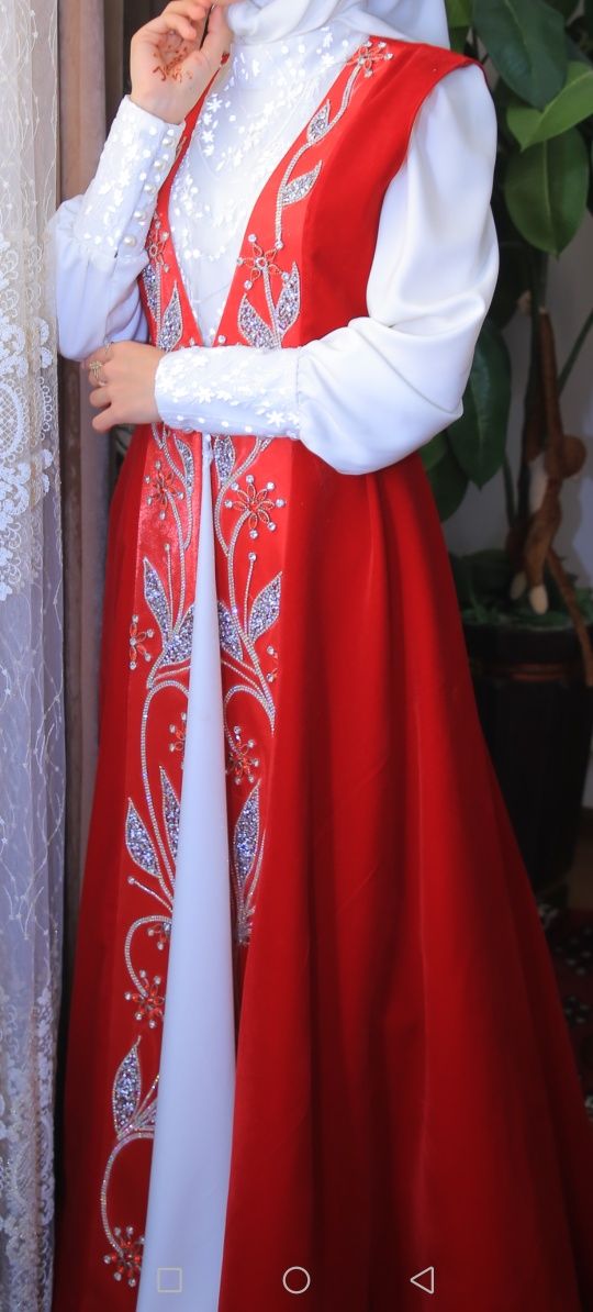 Kelin salom uchun chapon sotiladi 1 marta yarim sat giyilgan quri