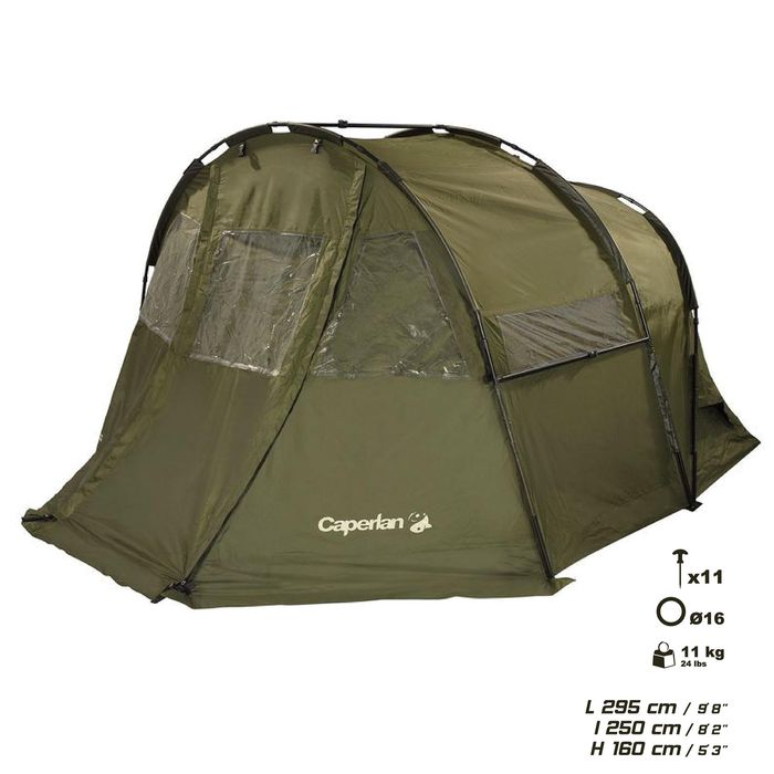 Cort Bivvy Pescuit Crap Tanker Frontview - produs resigilat Decathlon