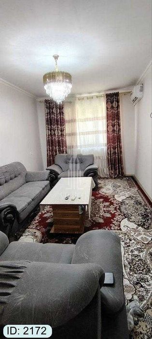 7 mikr mahalla yonida 3 xonali tayyor kvartira sotiladi №2172