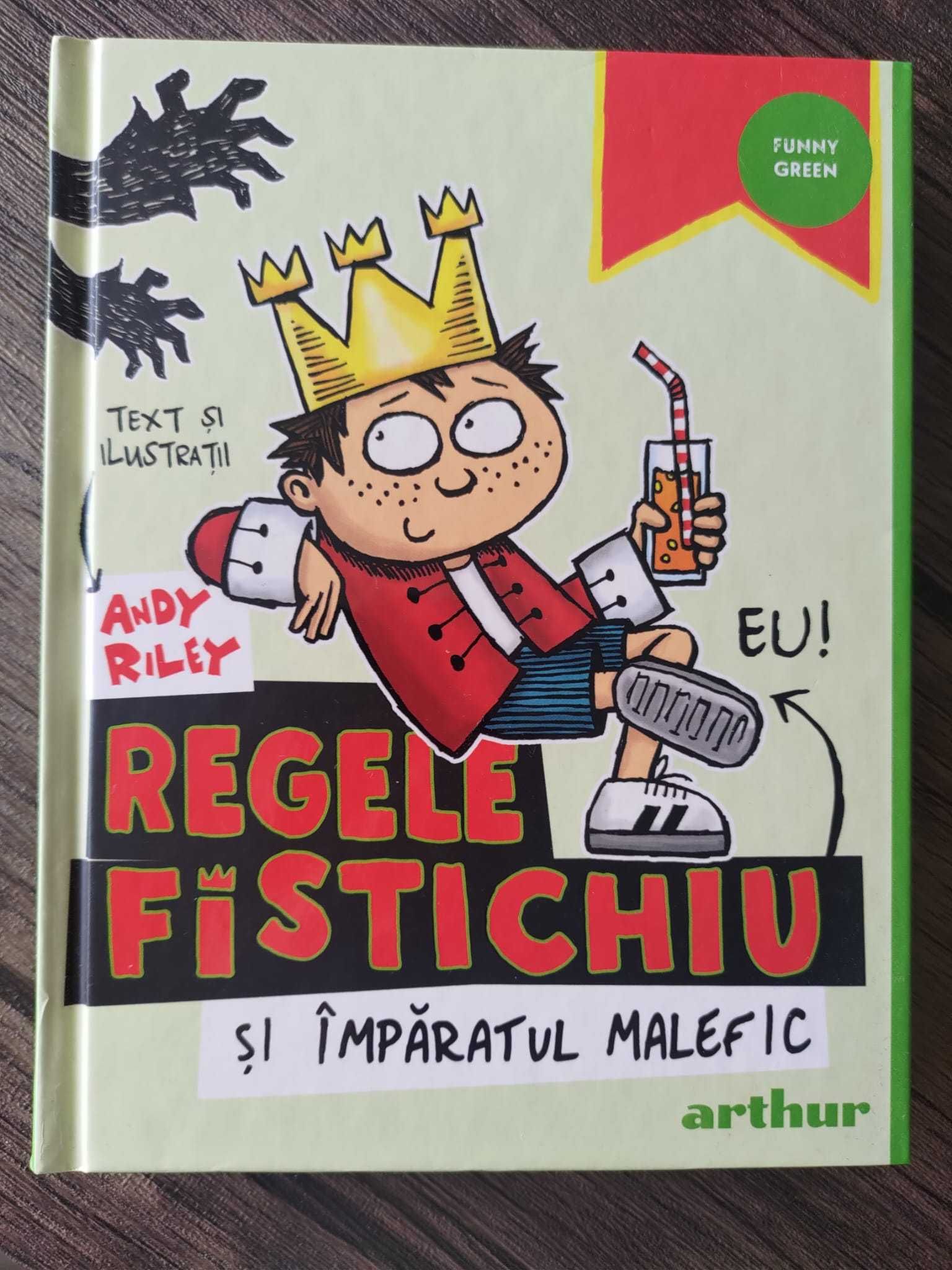 Carte pt copii "Regele fistichiu si imparatul malefic"