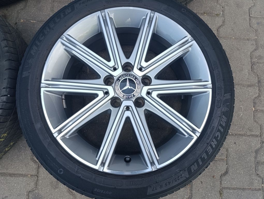 Jante originale Mercedes SLK W 172 , 17'' cu anvelope de vara