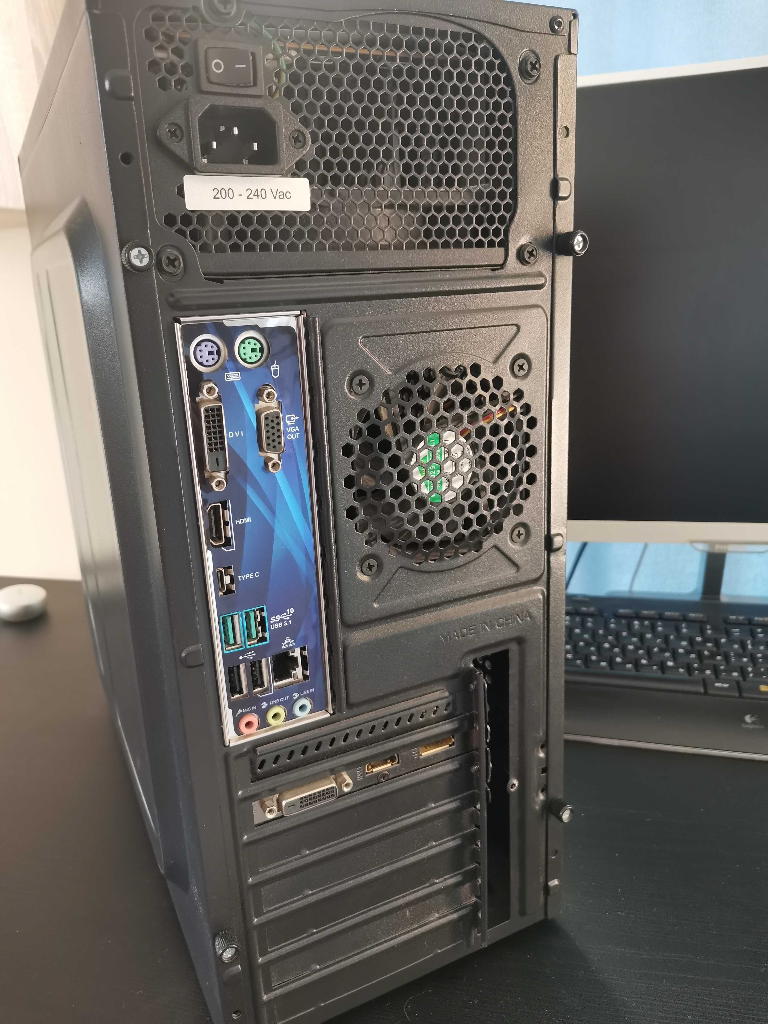 Настолен компютър Core i5; 500SSD; GeForce GTX 1050 Ti