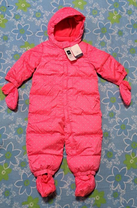 Пуховый комбинезон. Бренд GAP. 18/24 мес. большемерит