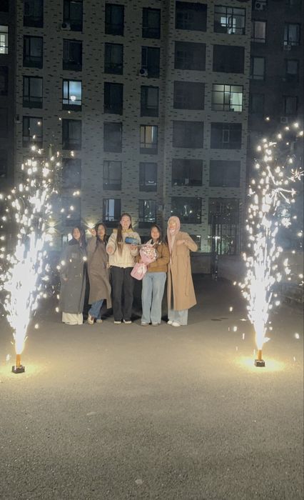 Холодный фонтан, фейерверки день рождения свадьбы 24/7